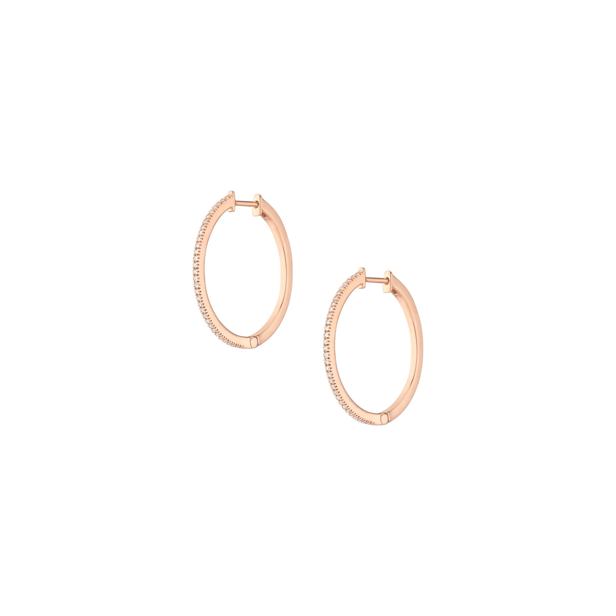 Lab Grown Diamond Hoop Earrings