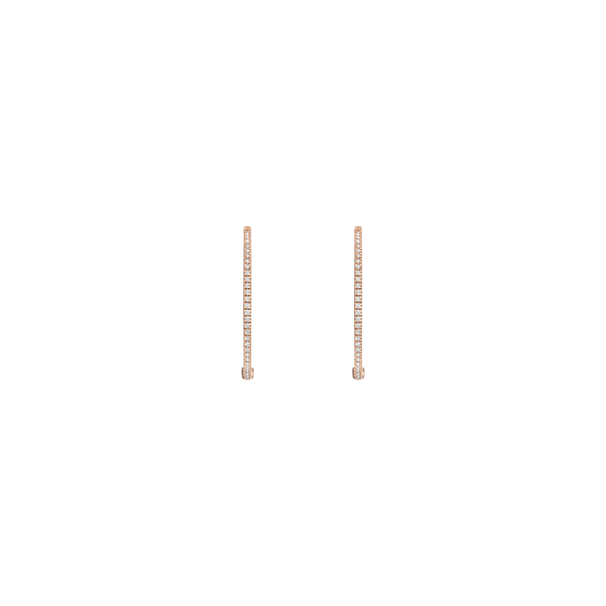 Lab Grown Diamond Hoop Earrings