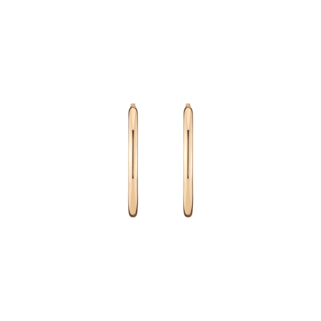 Gold Hoop Earrings - 3mm