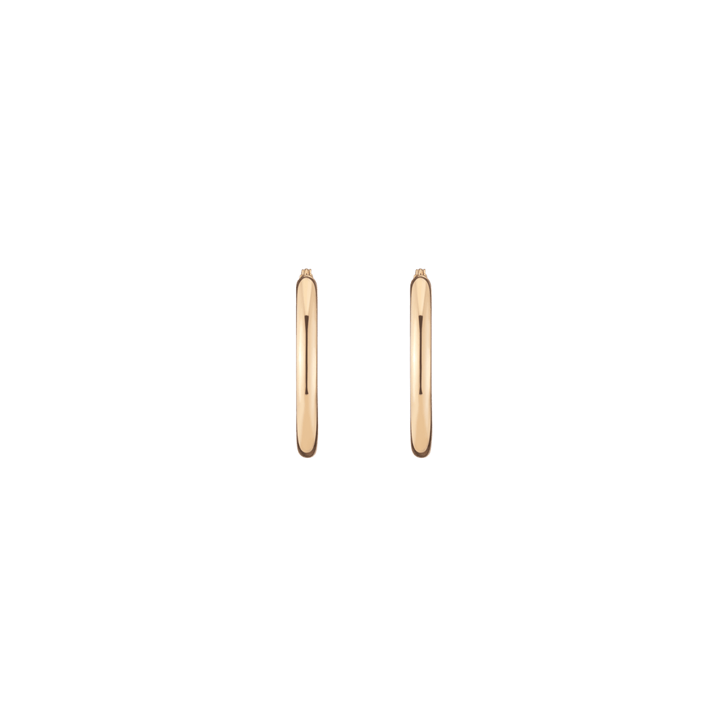 Gold Hoop Earrings - 3mm