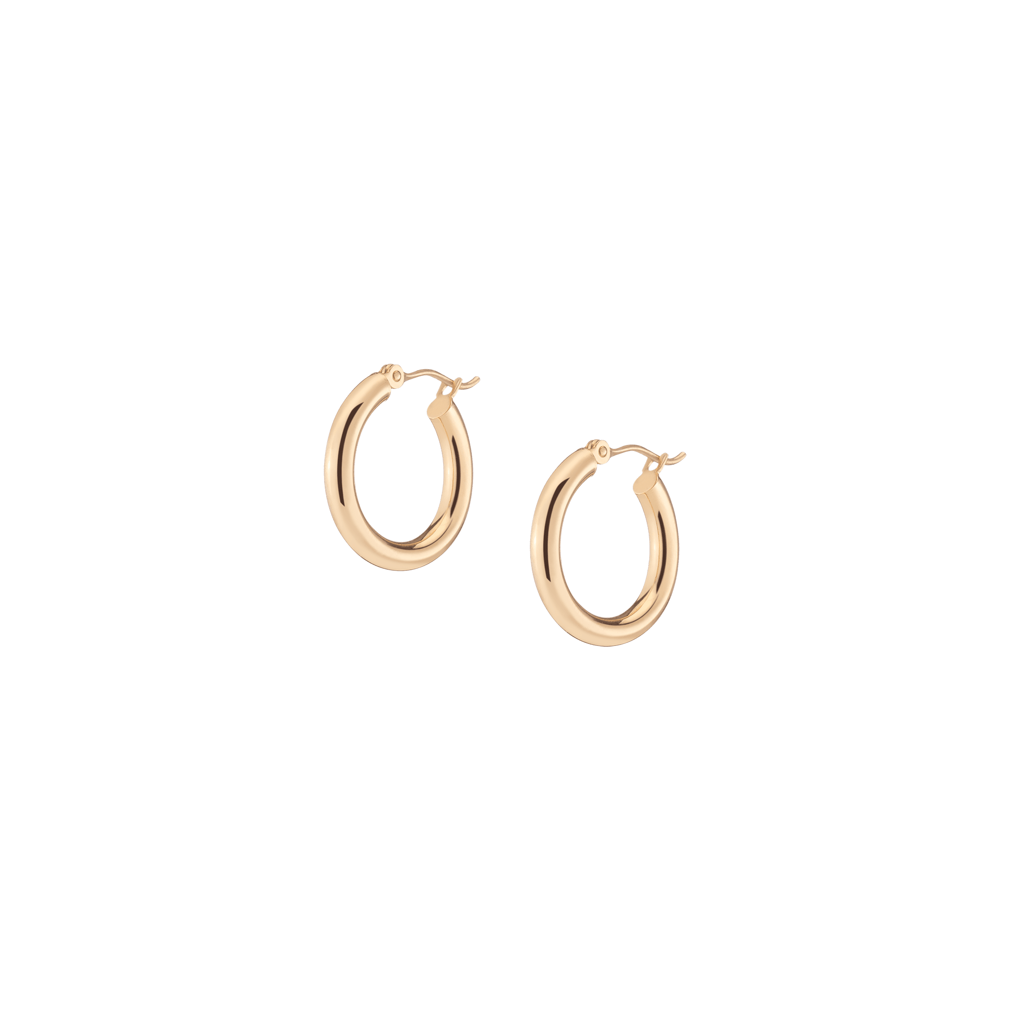 Gold Hoop Earrings - 3mm