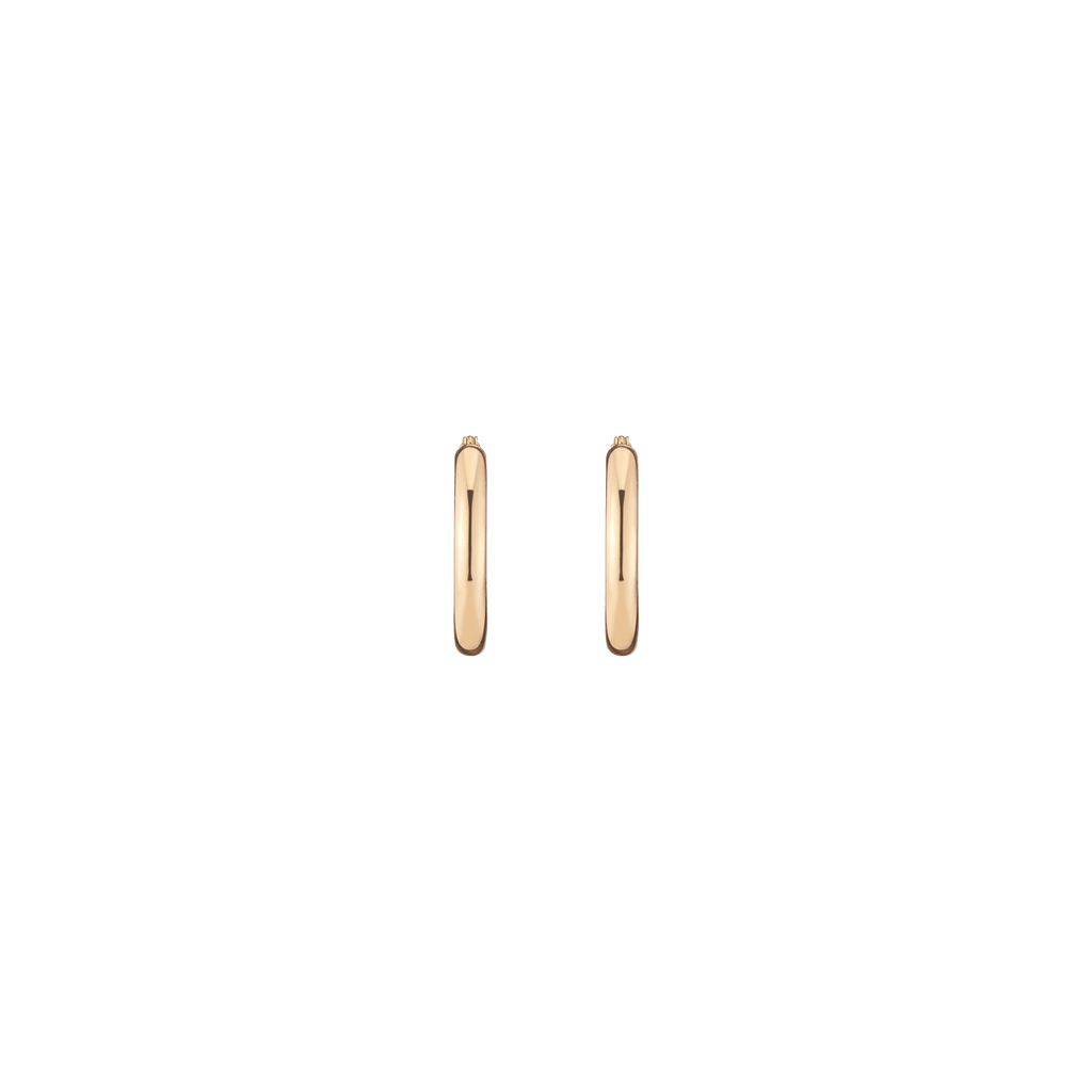 Gold Hoop Earrings - 3mm