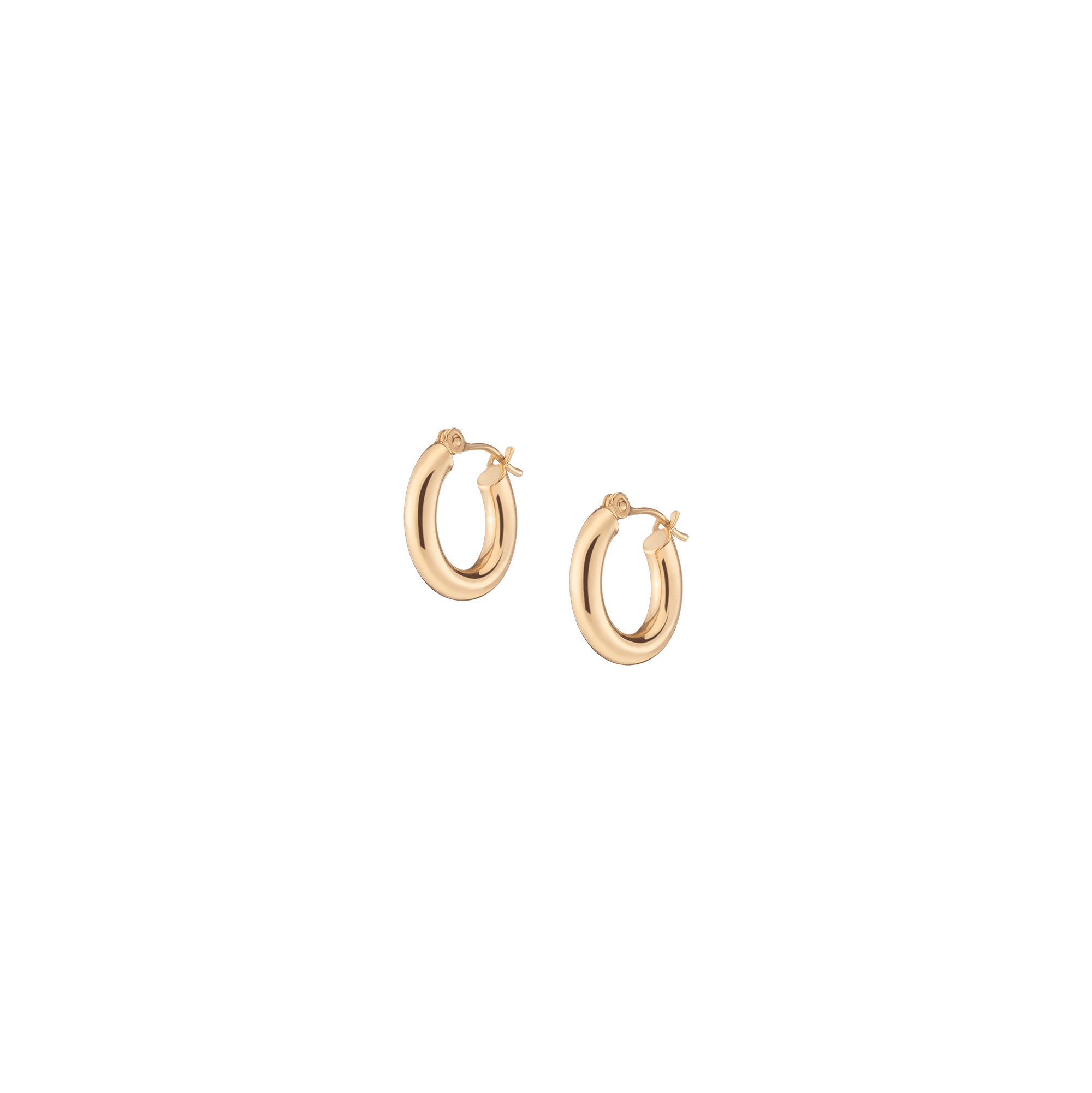 Gold Hoop Earrings - 3mm