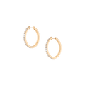Lab Grown Diamond Hoop Earrings