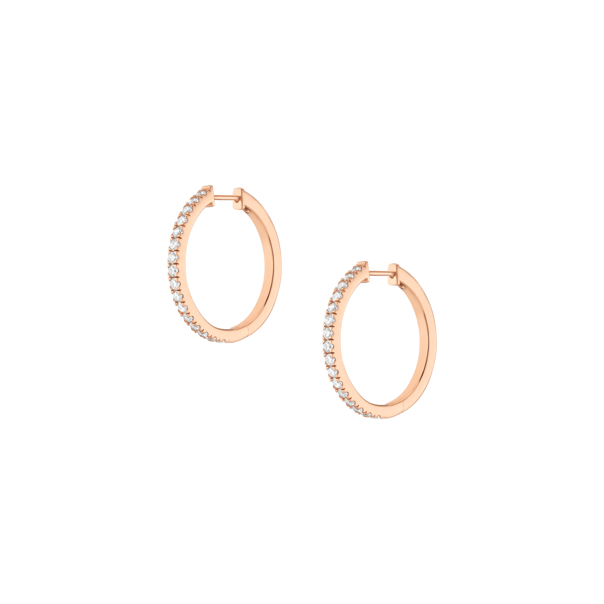 Lab Grown Diamond Hoop Earrings