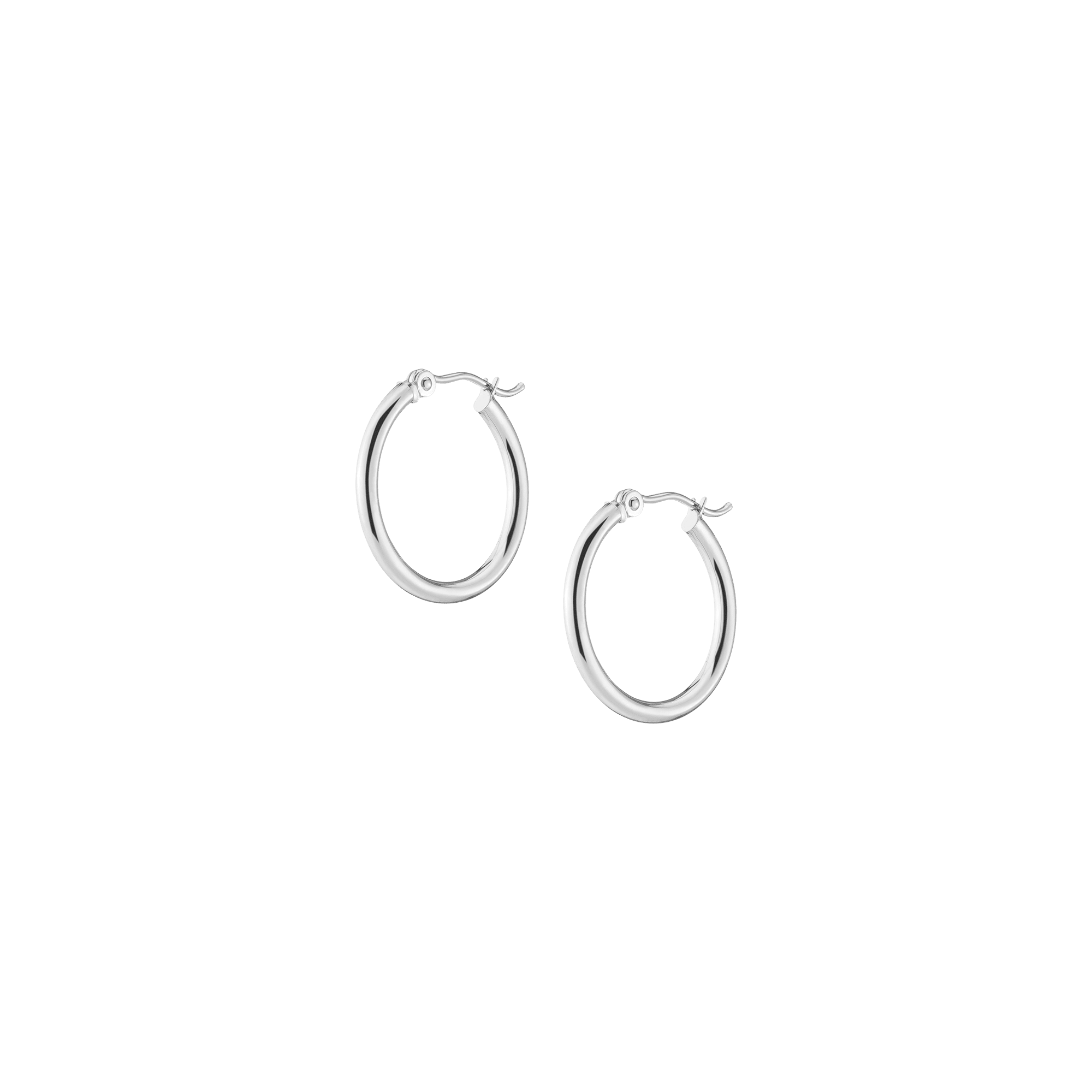 Gold Hoop Earrings - 2mm