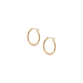 Gold Hoop Earrings - 2mm (20mm)