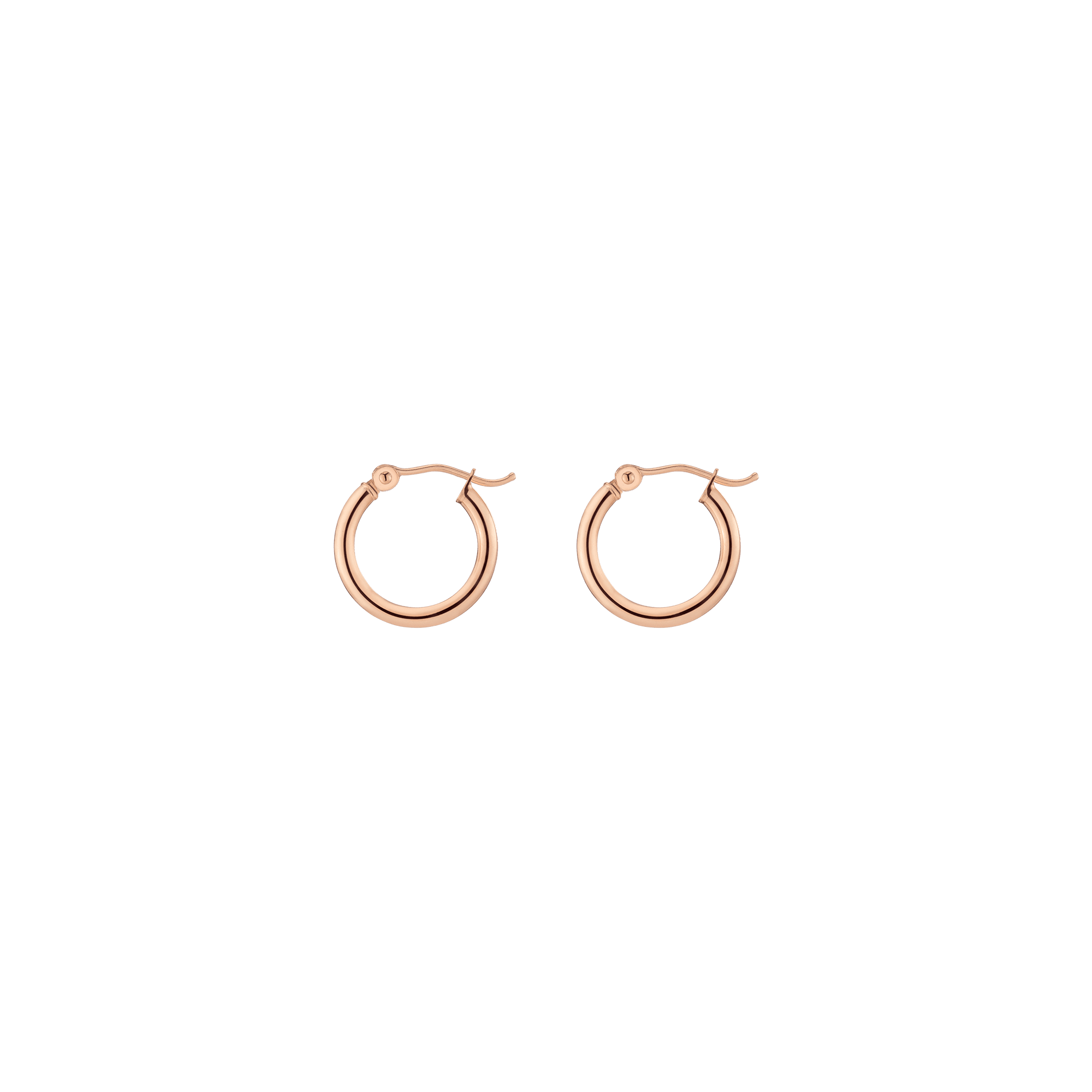 Gold Hoop Earrings - 2mm