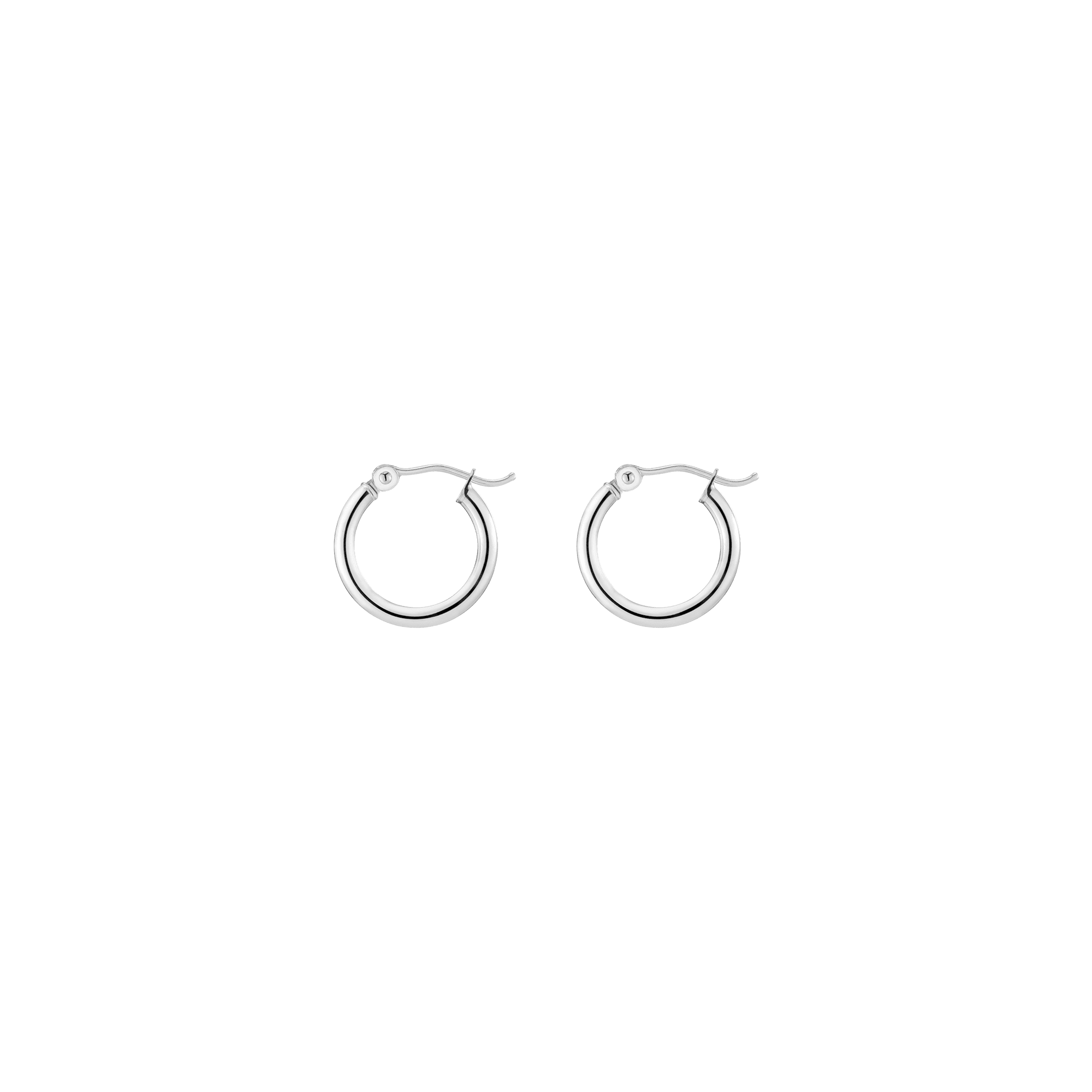 Gold Hoop Earrings - 2mm