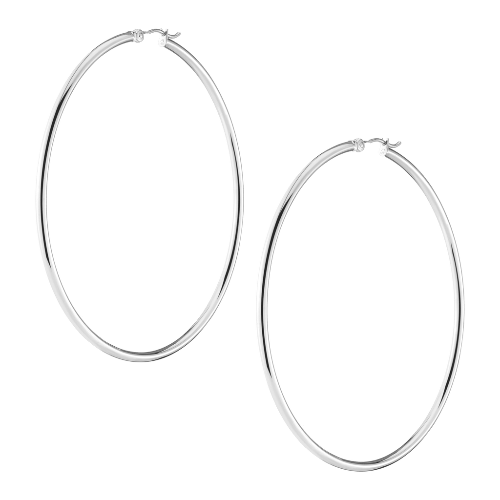 Gold Hoop Earrings - 2mm
