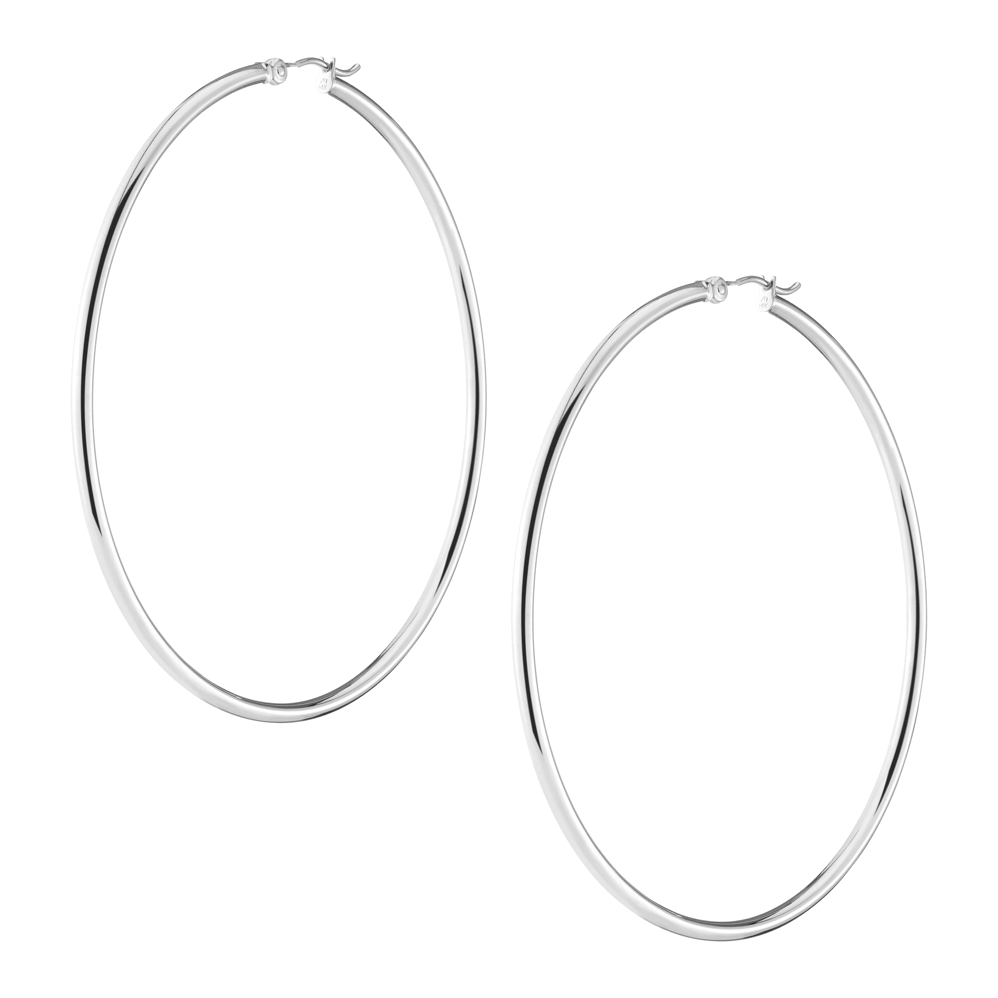 Gold Hoop Earrings - 2mm