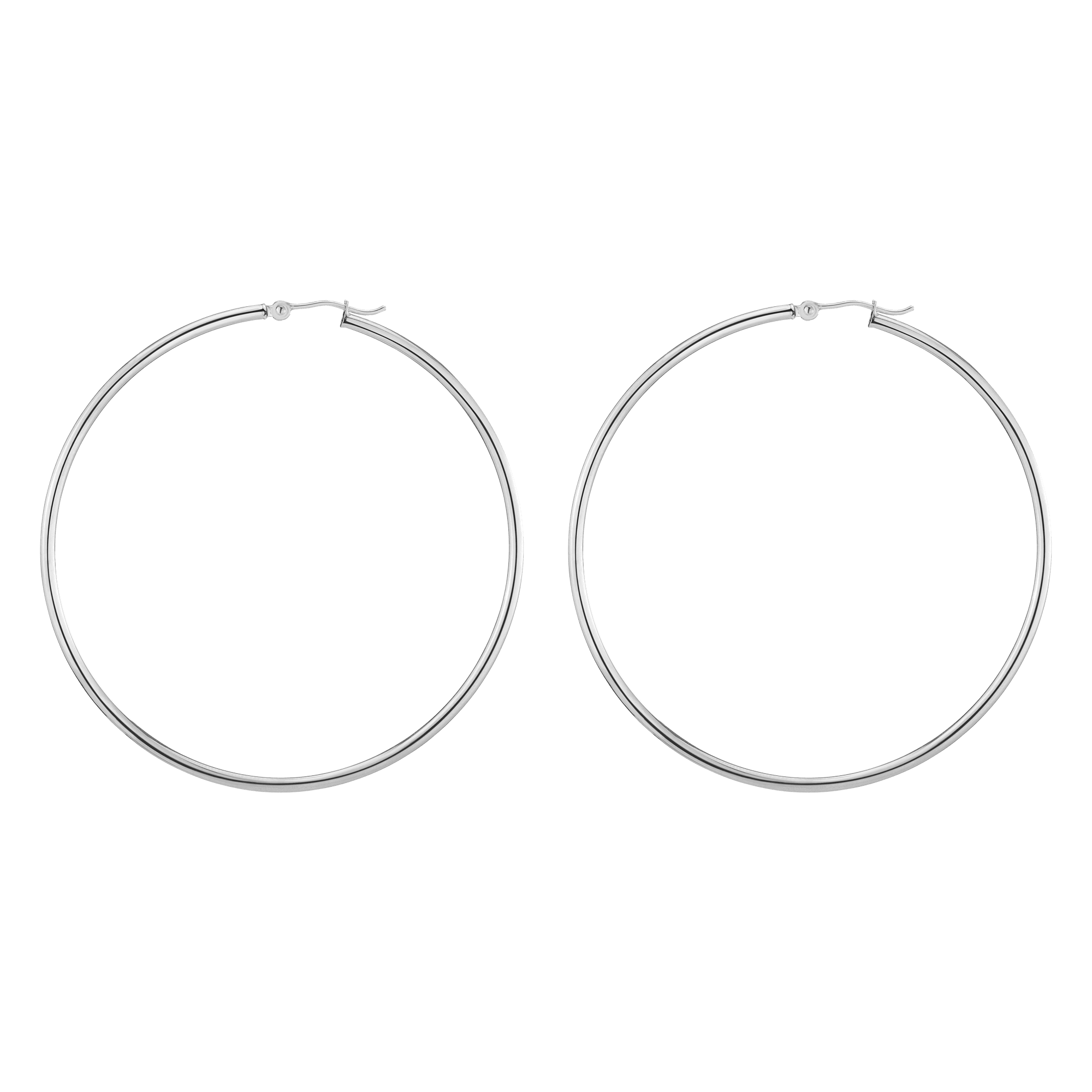 Gold Hoop Earrings - 2mm
