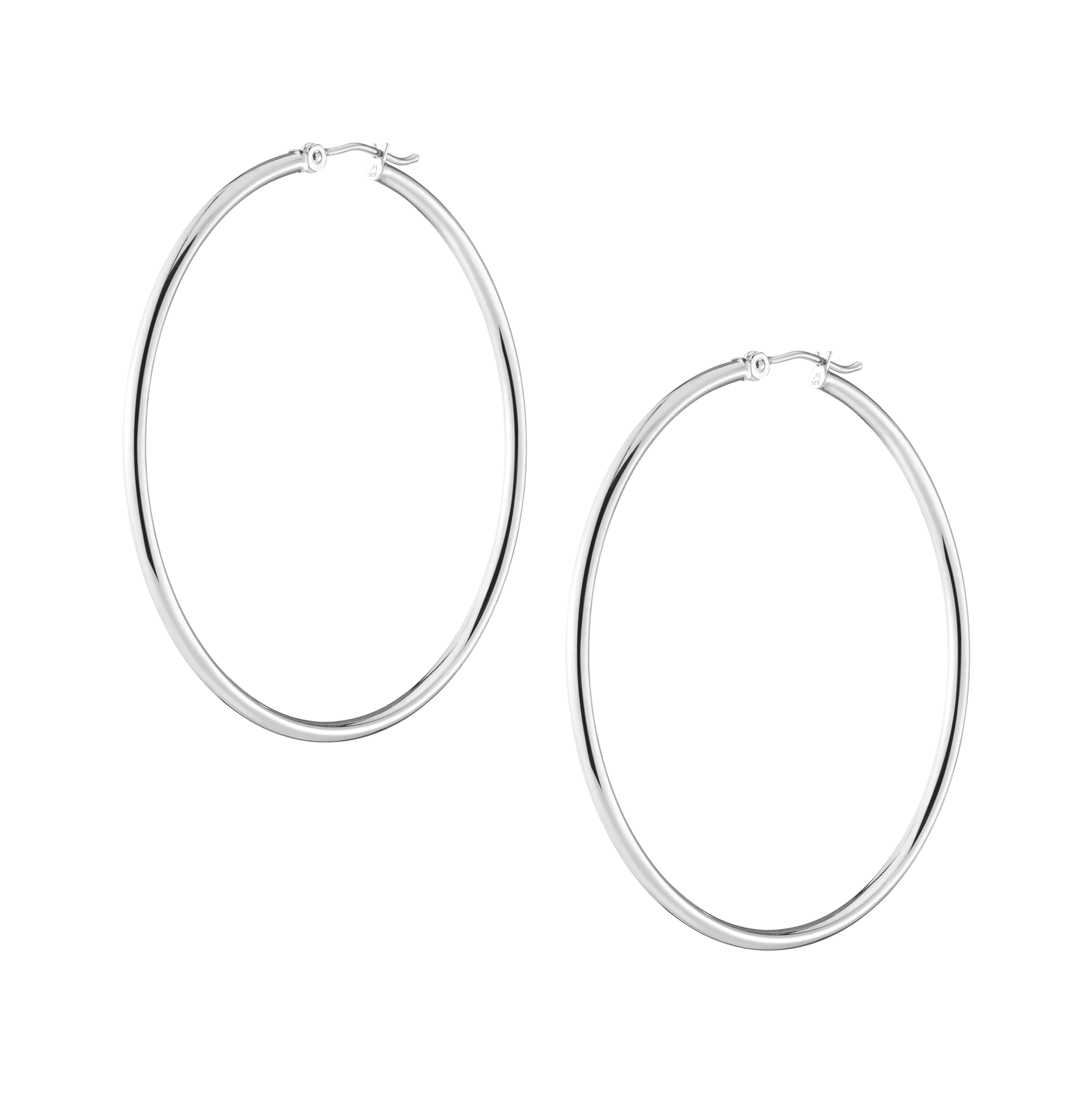 Gold Hoop Earrings - 2mm