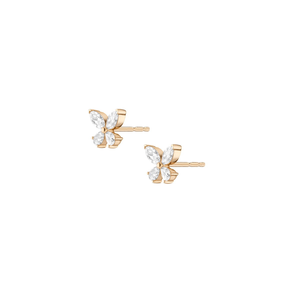 Lab Grown Diamond Butterfly Earrings