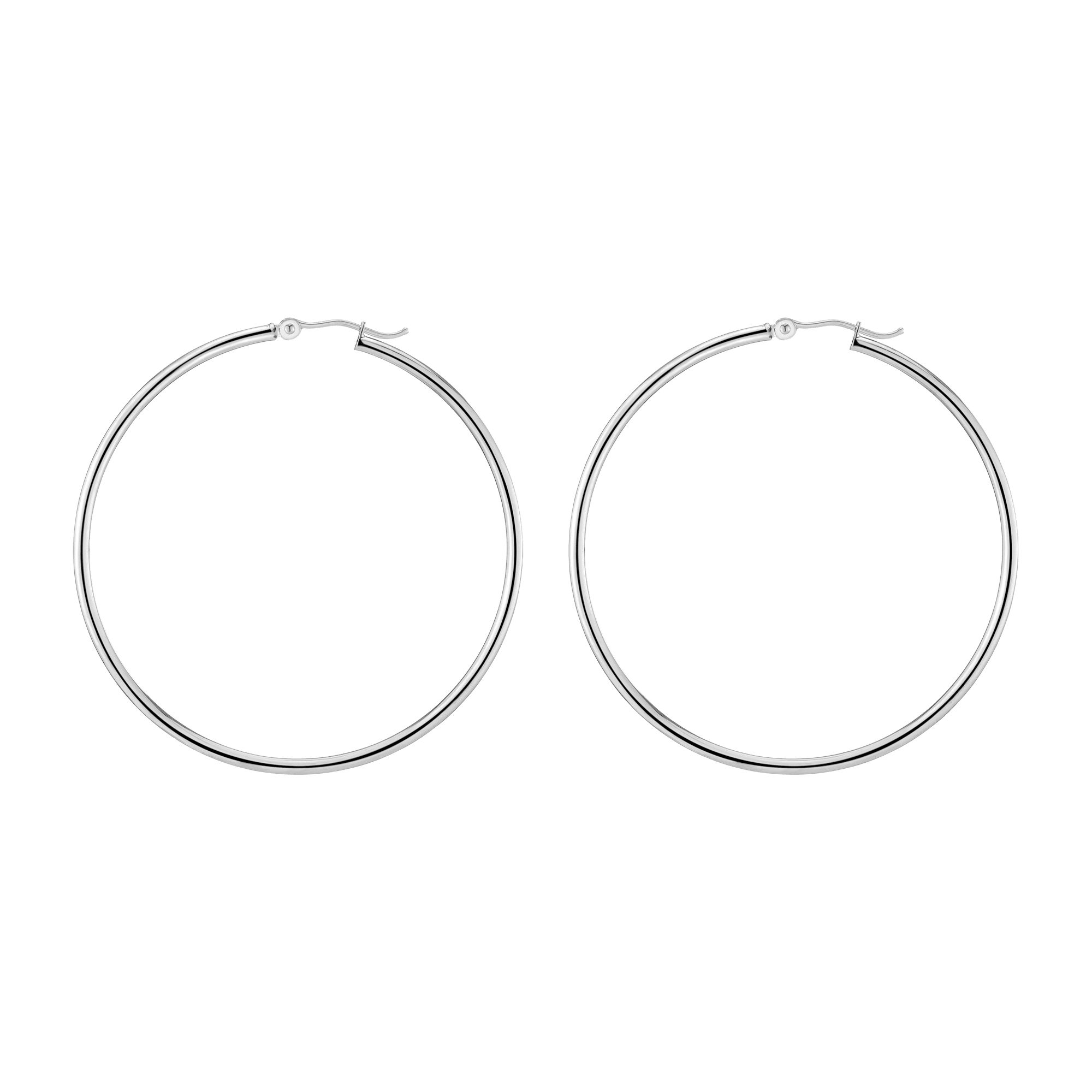 Gold Hoop Earrings - 2mm