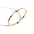 Gold Knot Hinged Bracelet