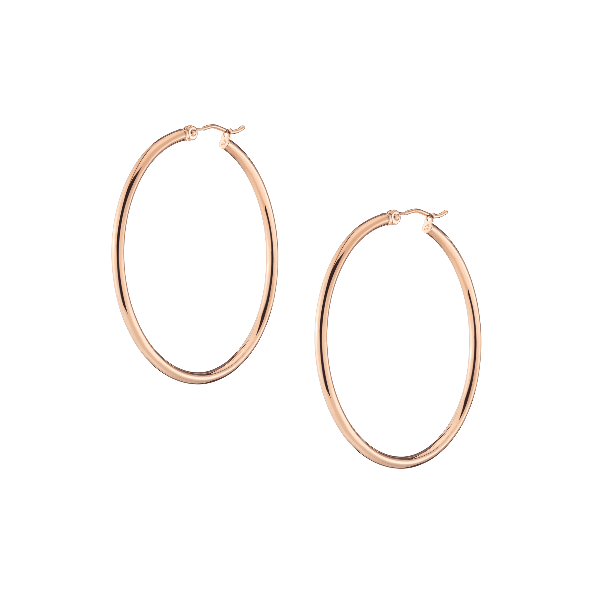 Gold Hoop Earrings - 2mm