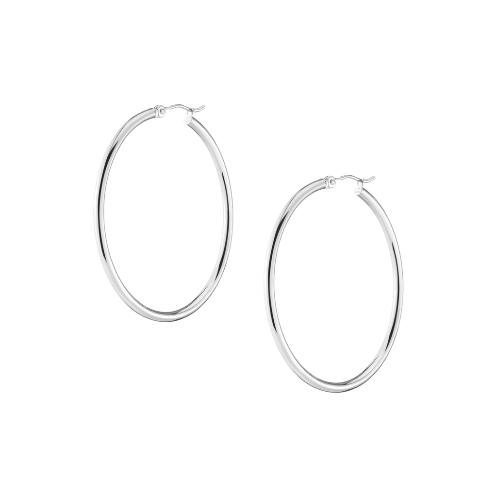 Gold Hoop Earrings - 2mm
