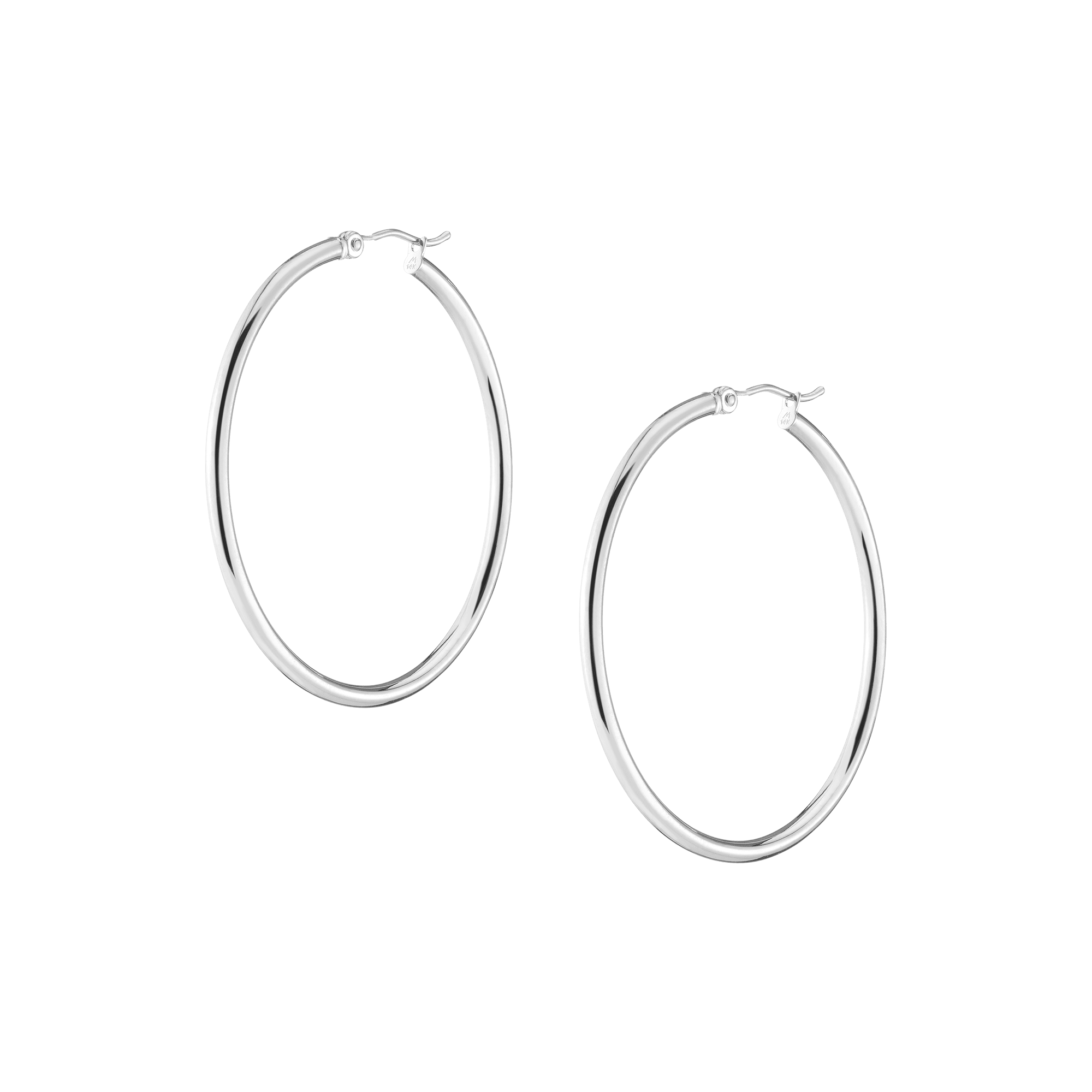 Gold Hoop Earrings - 2mm