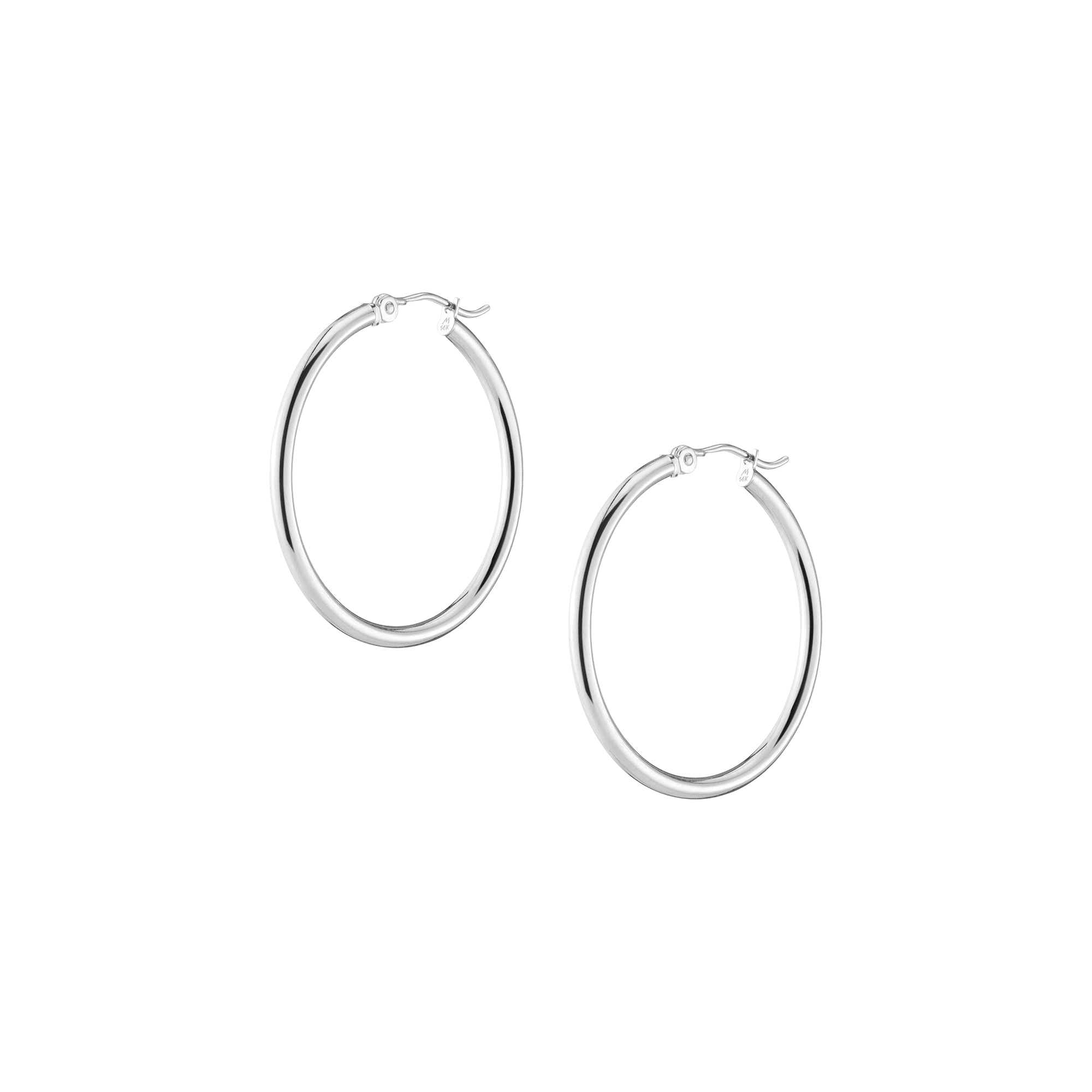 Gold Hoop Earrings - 2mm