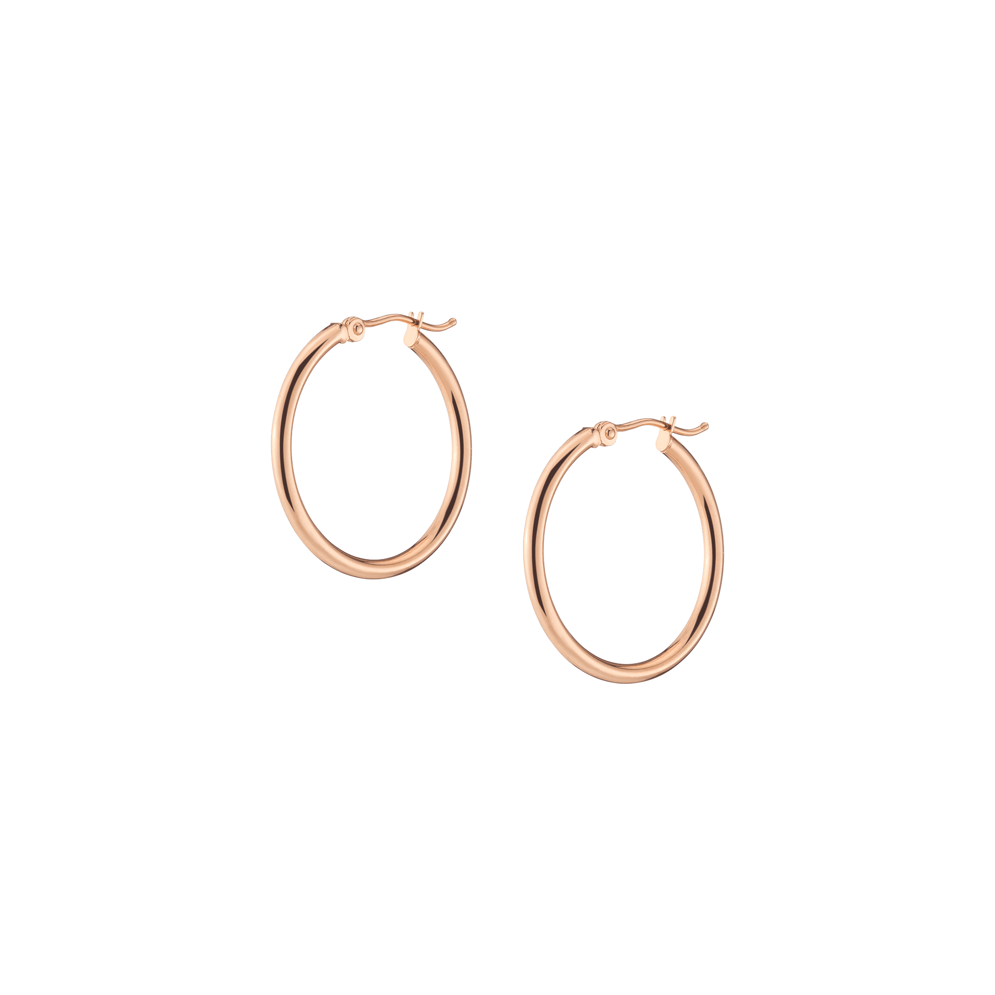 Gold Hoop Earrings - 2mm