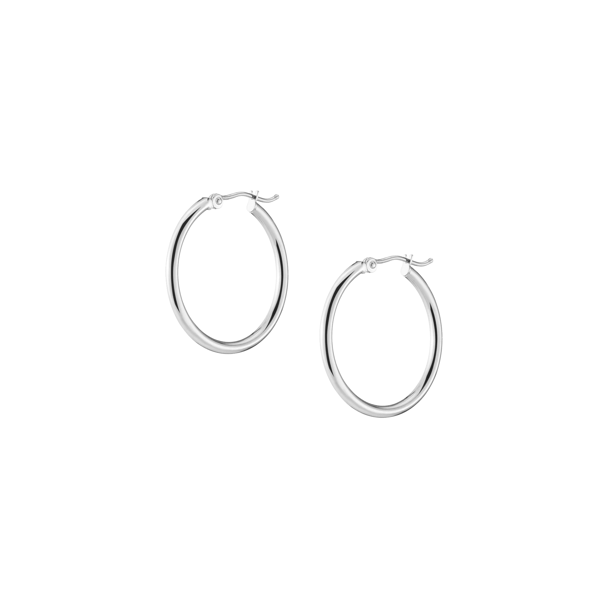 Gold Hoop Earrings - 2mm