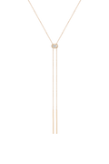 Aurate x Frye: Lab Grown Diamond Bolo Necklace