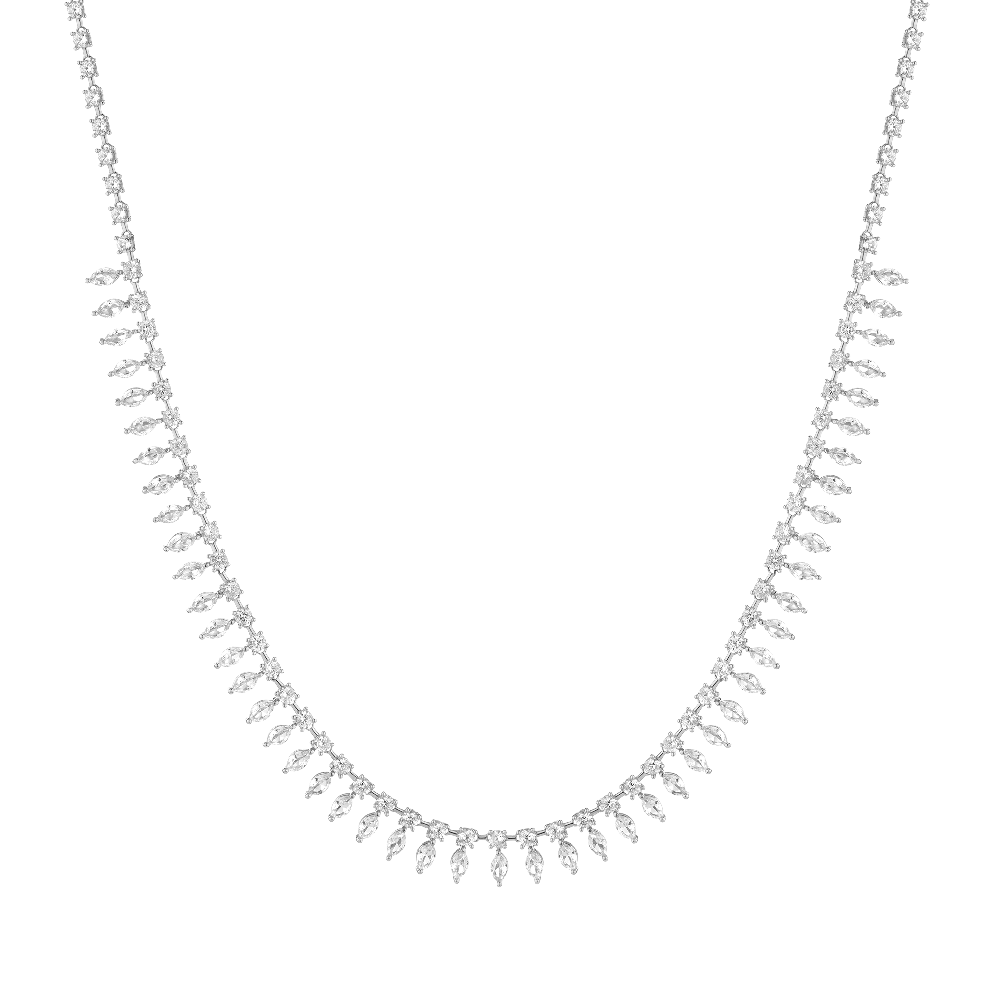 Aurate x Frye: Marquise Fringe Necklace