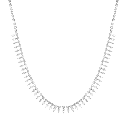 Aurate x Frye: Marquise Fringe Necklace