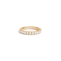 Lab Grown White Sapphire Eternity Ring