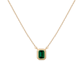 Lab Grown Emerald Heirloom Necklace