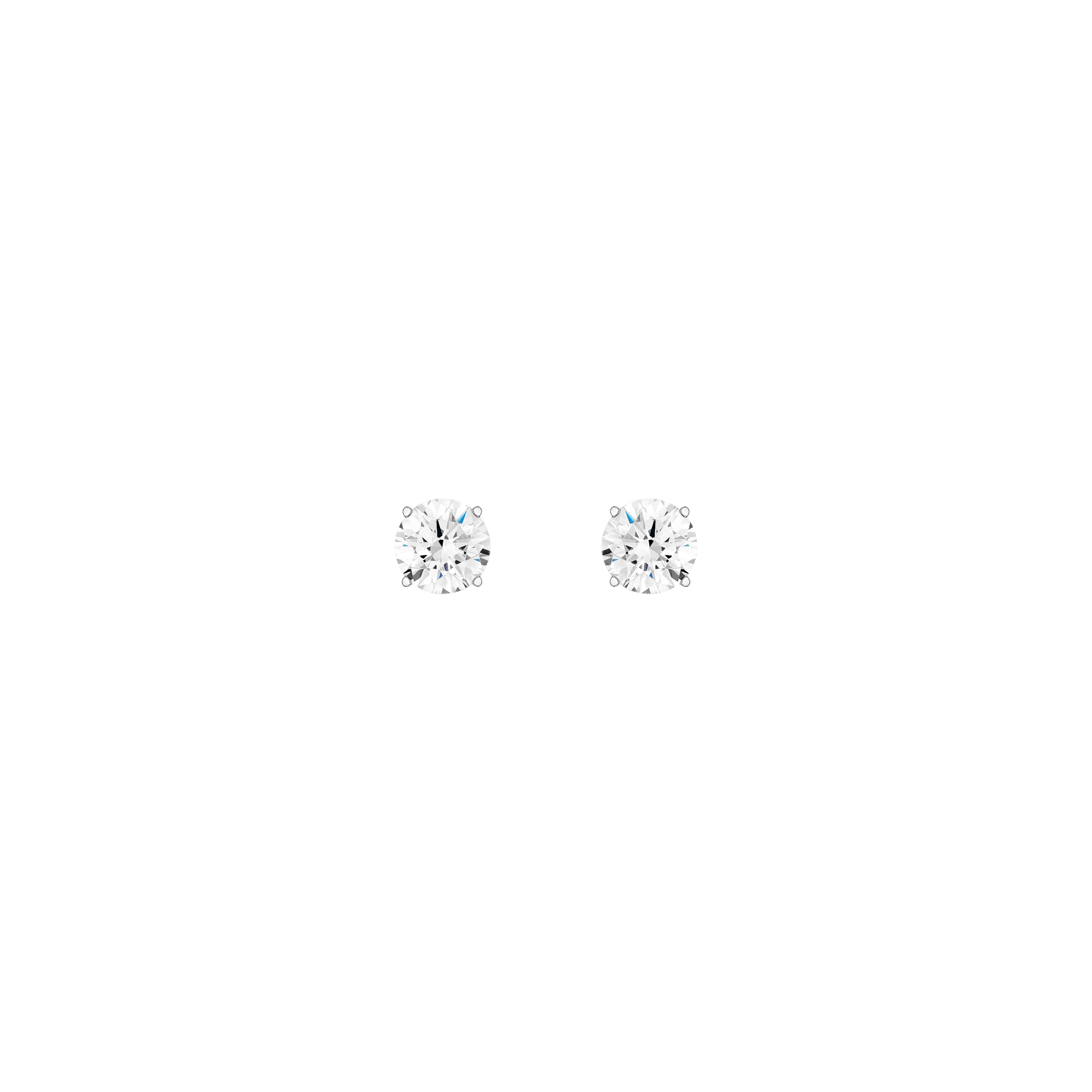 Luxury Round Lab Grown Diamond Studs