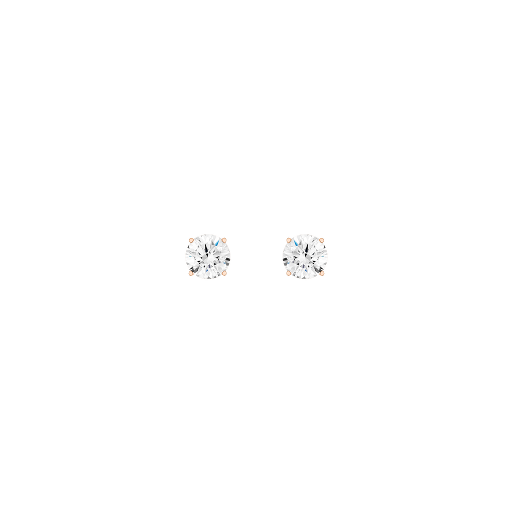 Luxury Round Lab Grown Diamond Studs