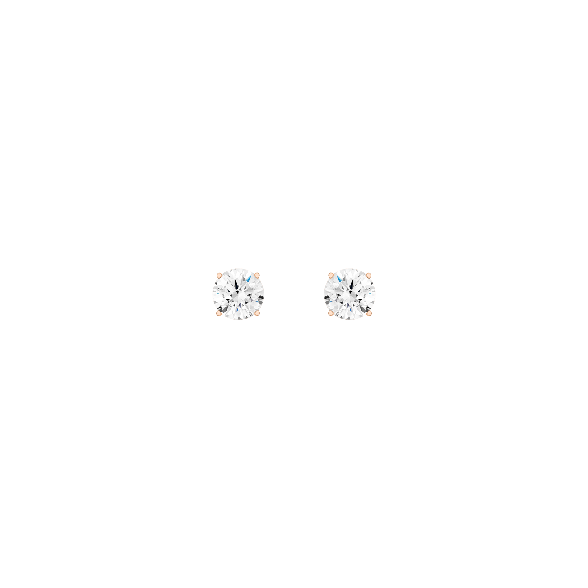 Luxury Round Lab Grown Diamond Studs