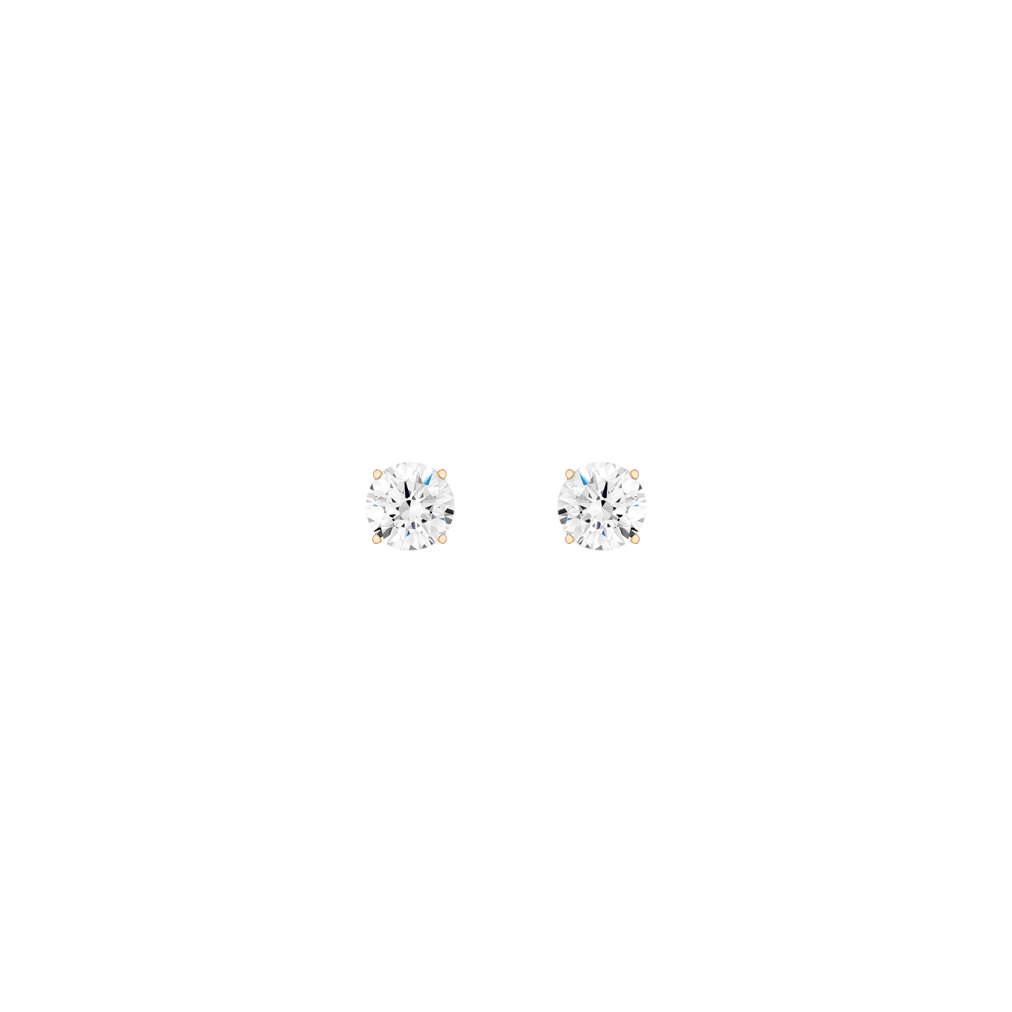 Luxury Round Lab Grown Diamond Studs