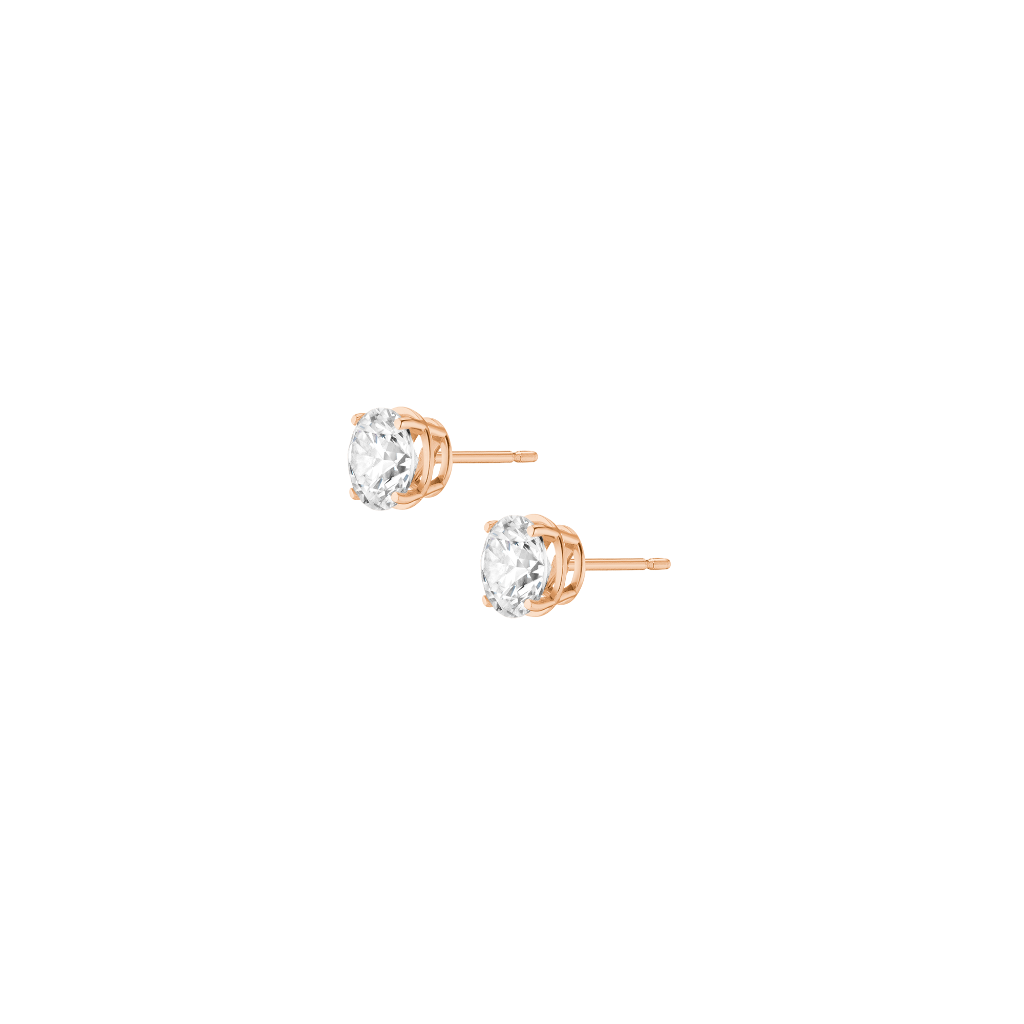Luxury Round Lab Grown Diamond Studs