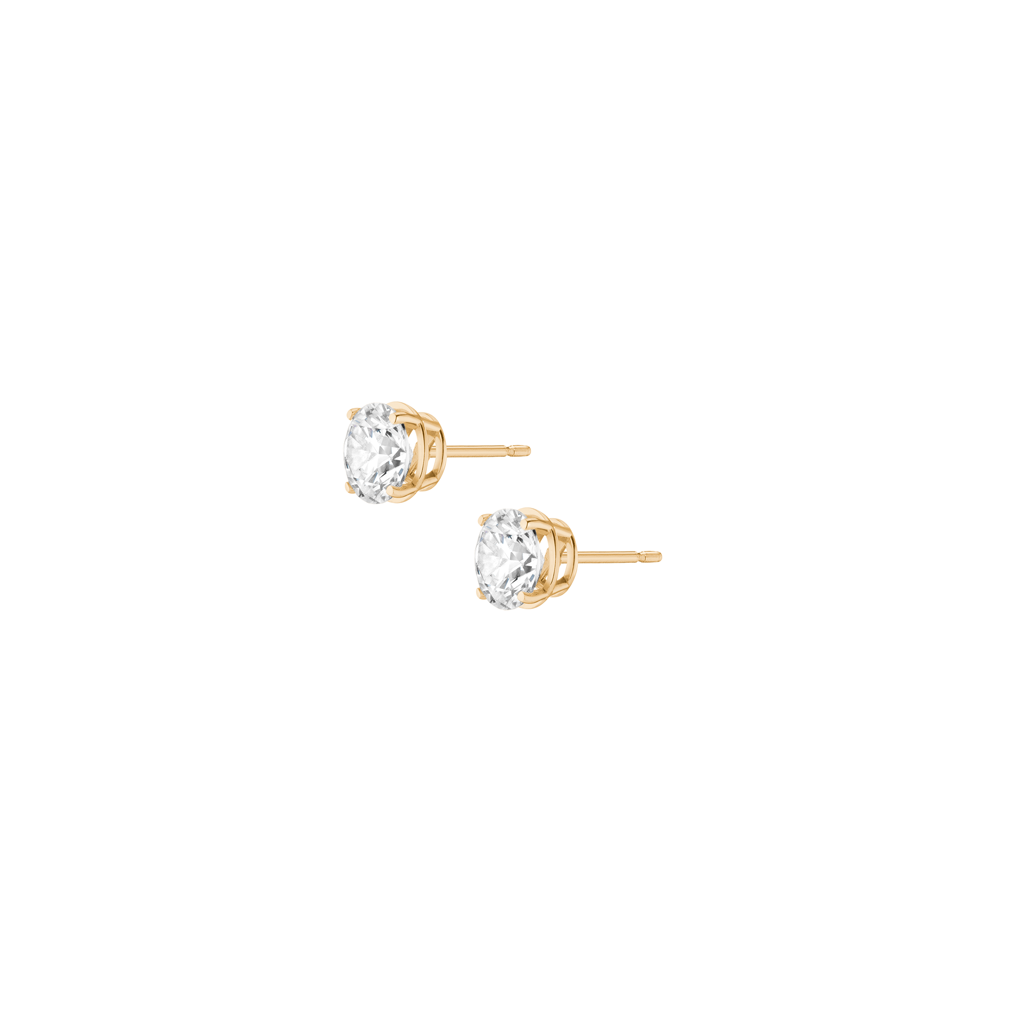 Luxury Round Lab Grown Diamond Studs