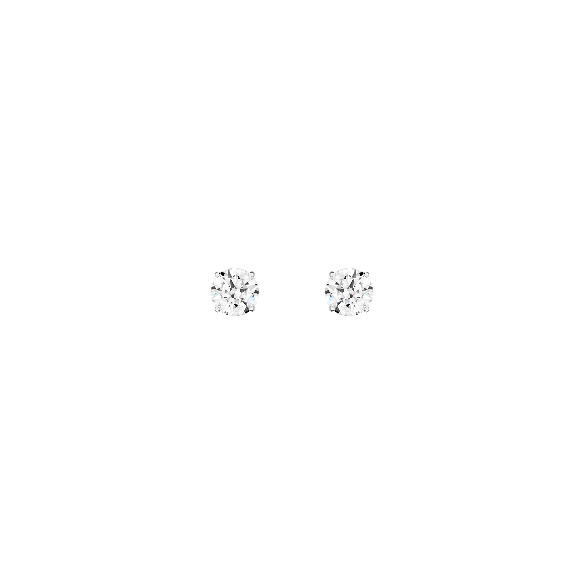 Luxury Round Lab Grown Diamond Studs