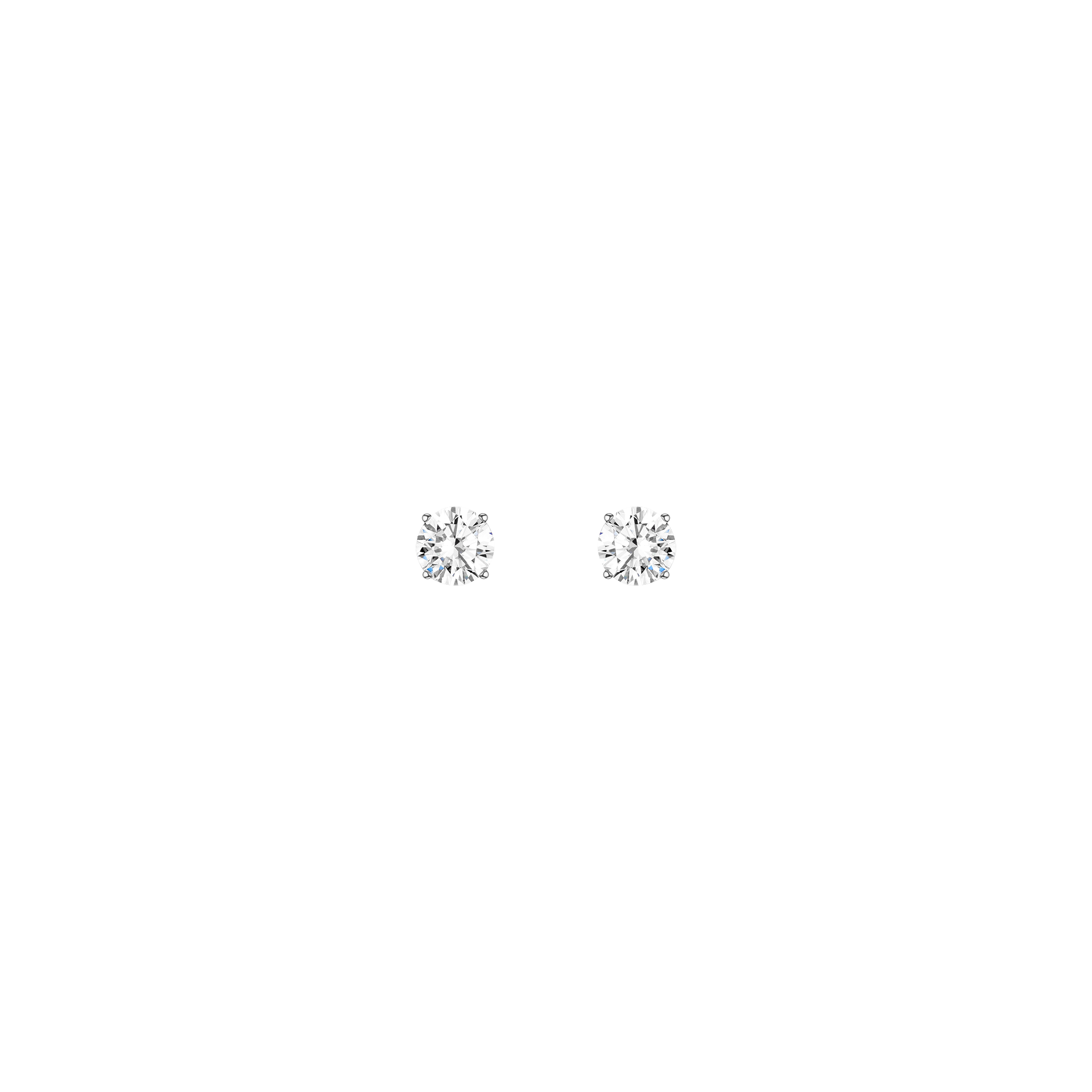 Luxury Round Lab Grown Diamond Studs