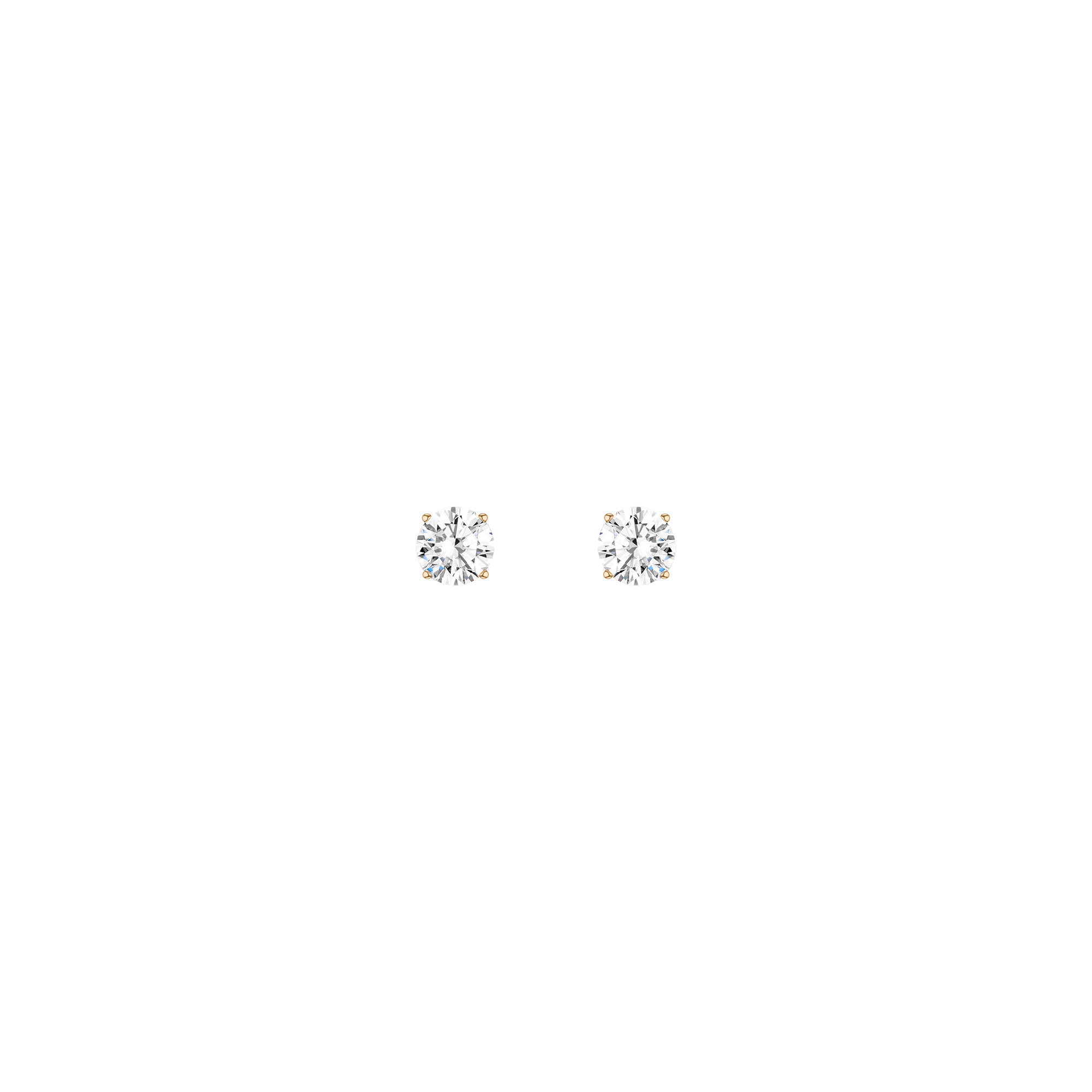 Luxury Round Lab Grown Diamond Studs