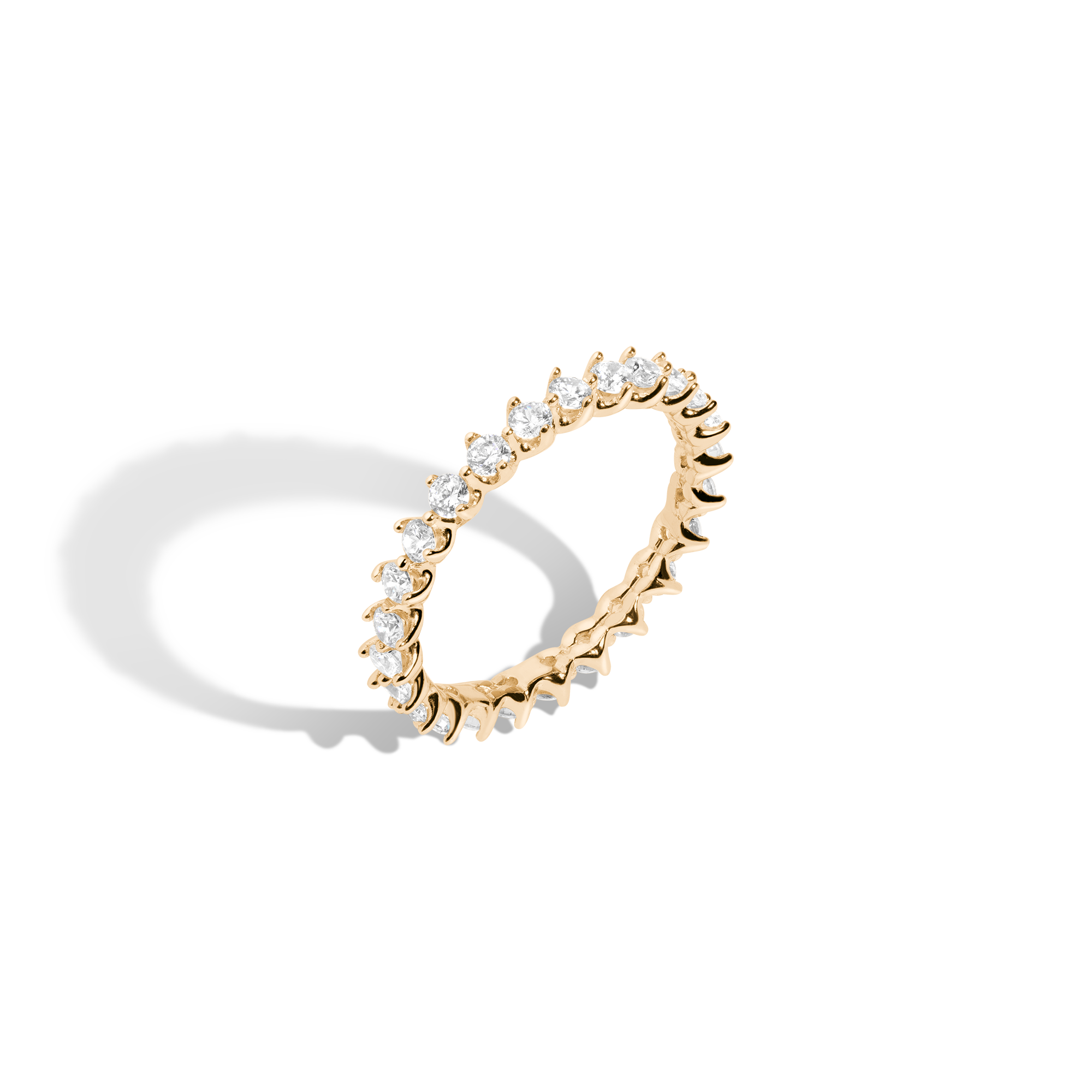 Three-Prong Lab Grown Diamond Eternity Ring