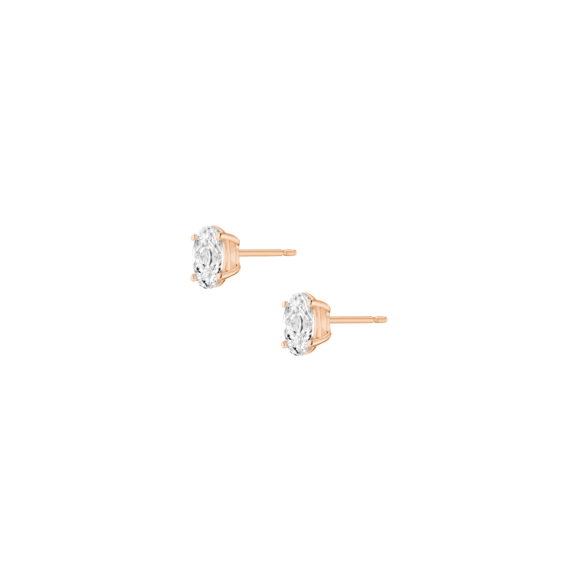Luxury Oval Lab Grown Diamond Studs