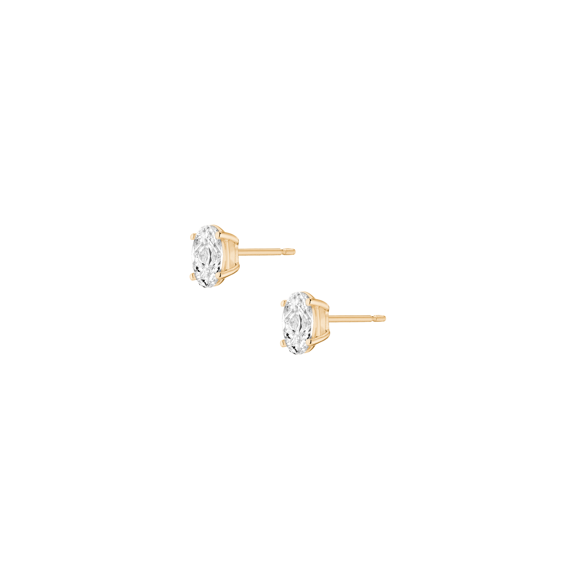Luxury Oval Lab Grown Diamond Studs