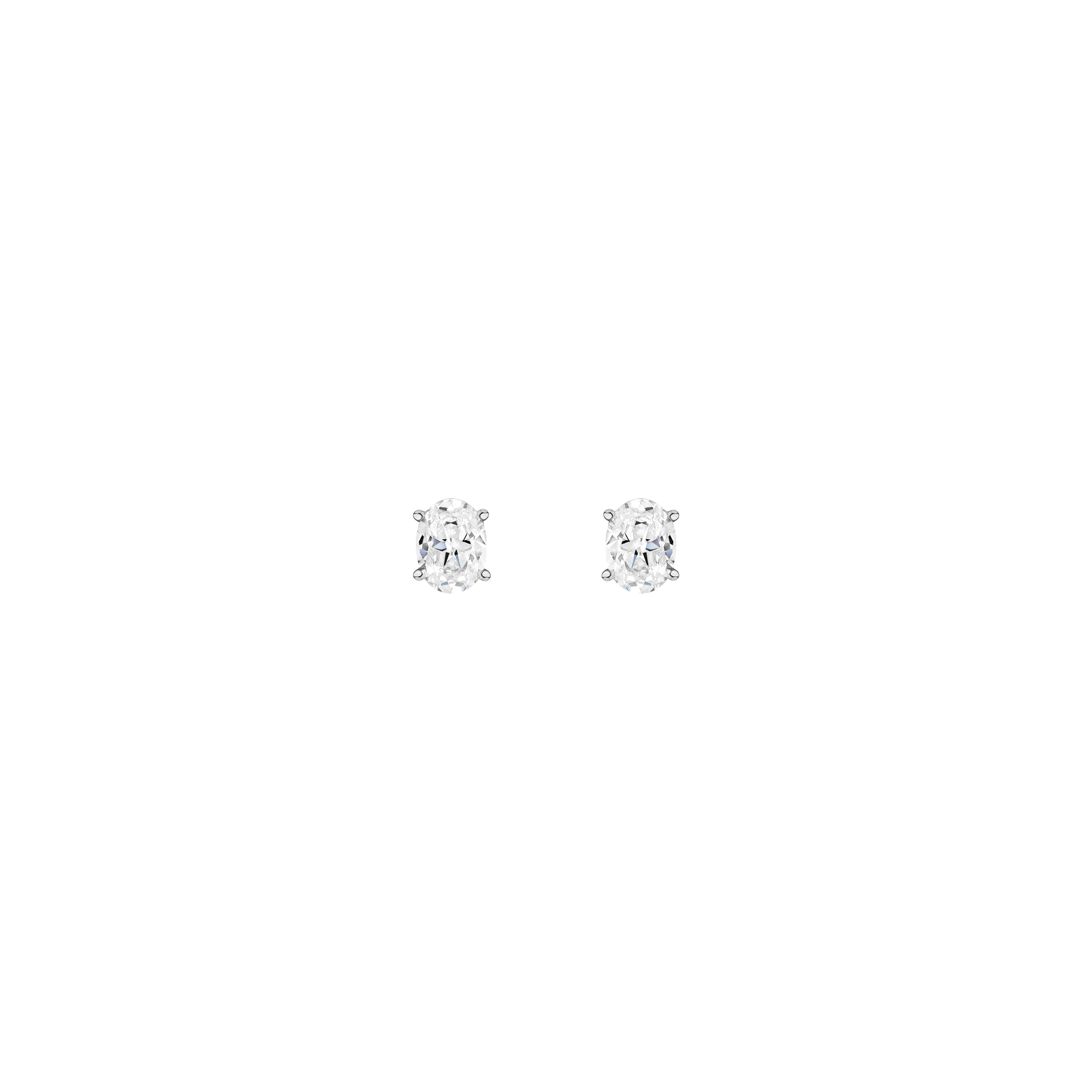 Luxury Oval Lab Grown Diamond Studs