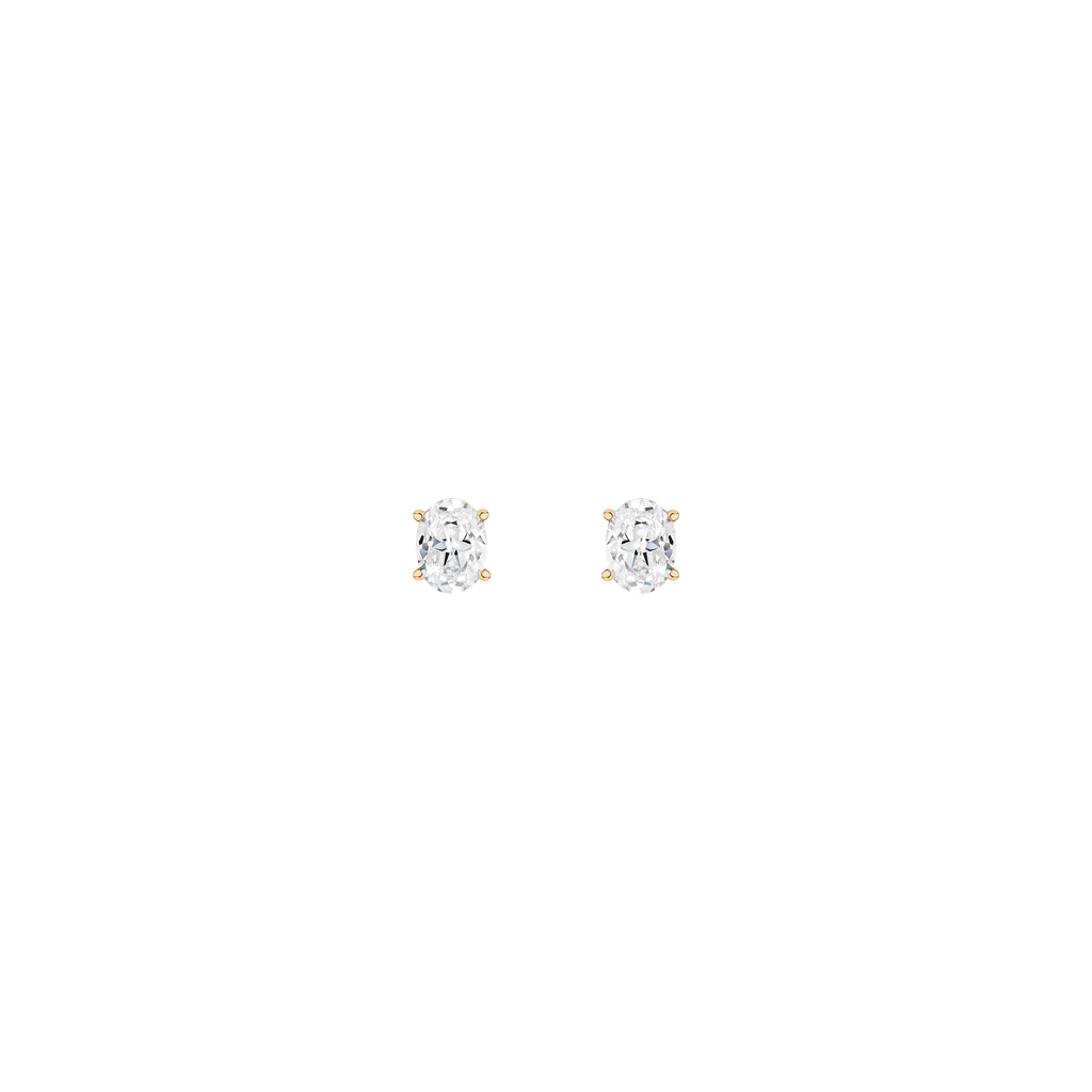 Luxury Oval Lab Grown Diamond Studs