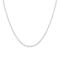 Everyday Three-Prong Graduated Tennis Necklace