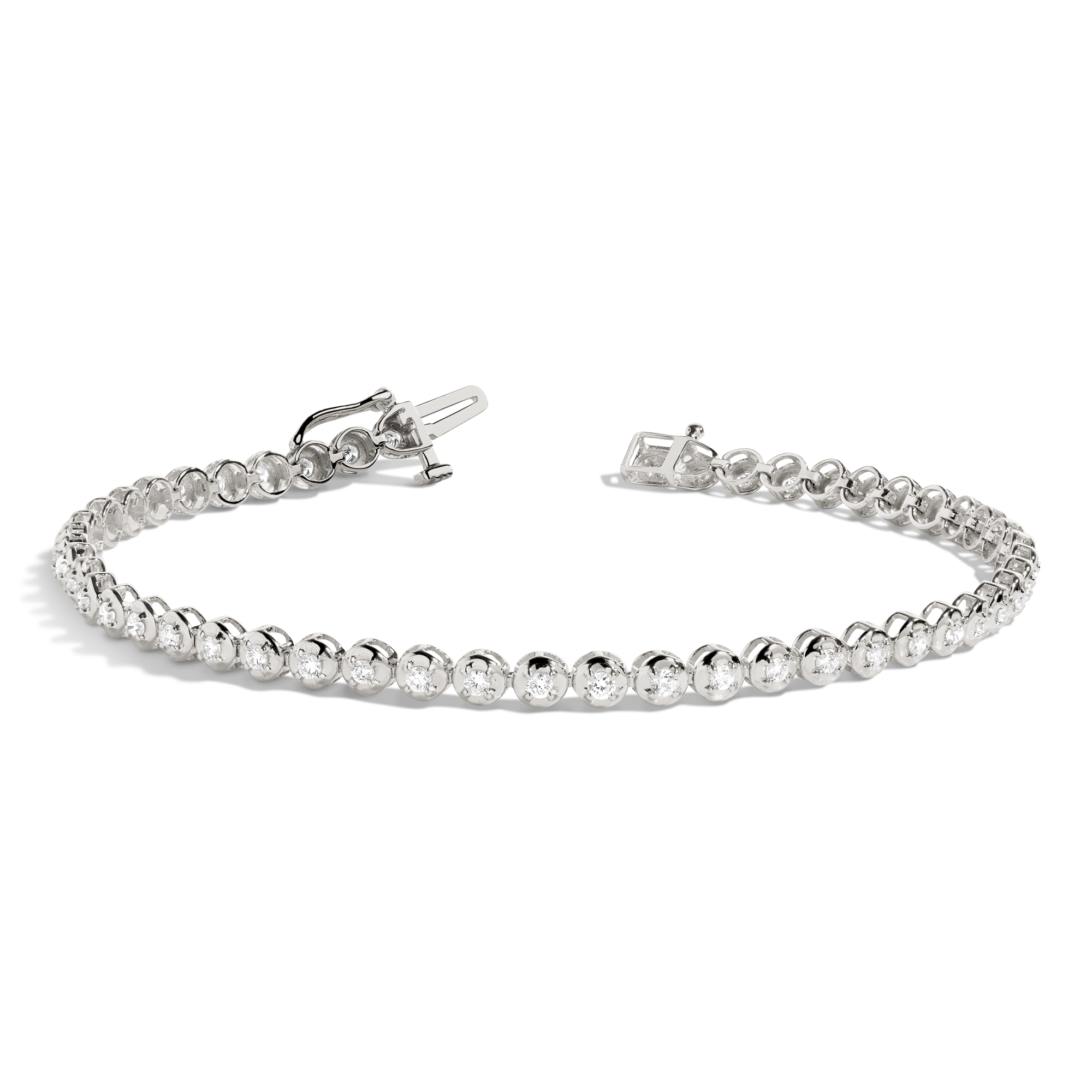 Mini Lab Grown Diamond Tennis Bracelet