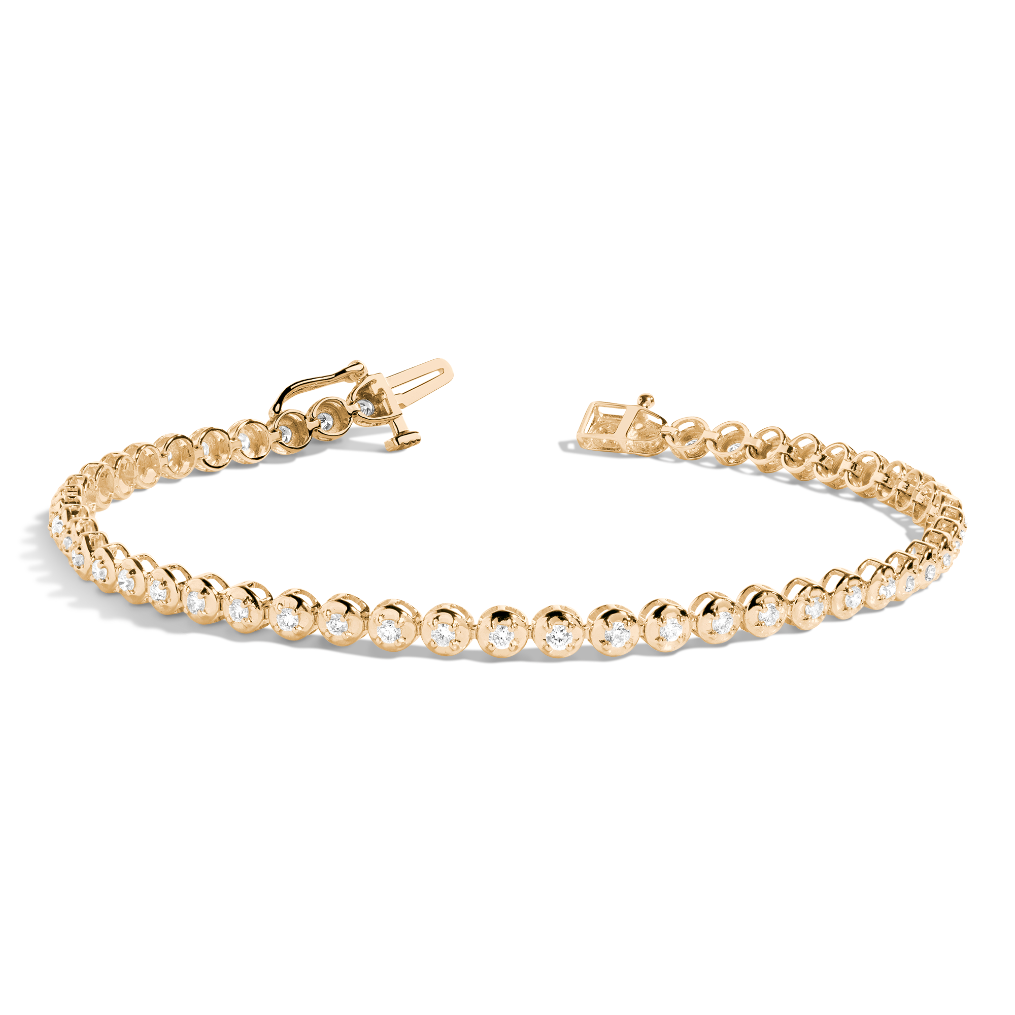 Mini Lab Grown Diamond Tennis Bracelet