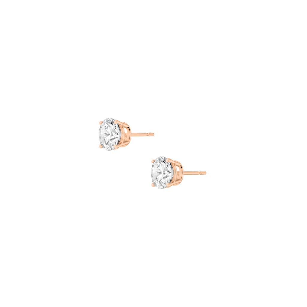 Luxury Round Lab Grown Diamond Studs