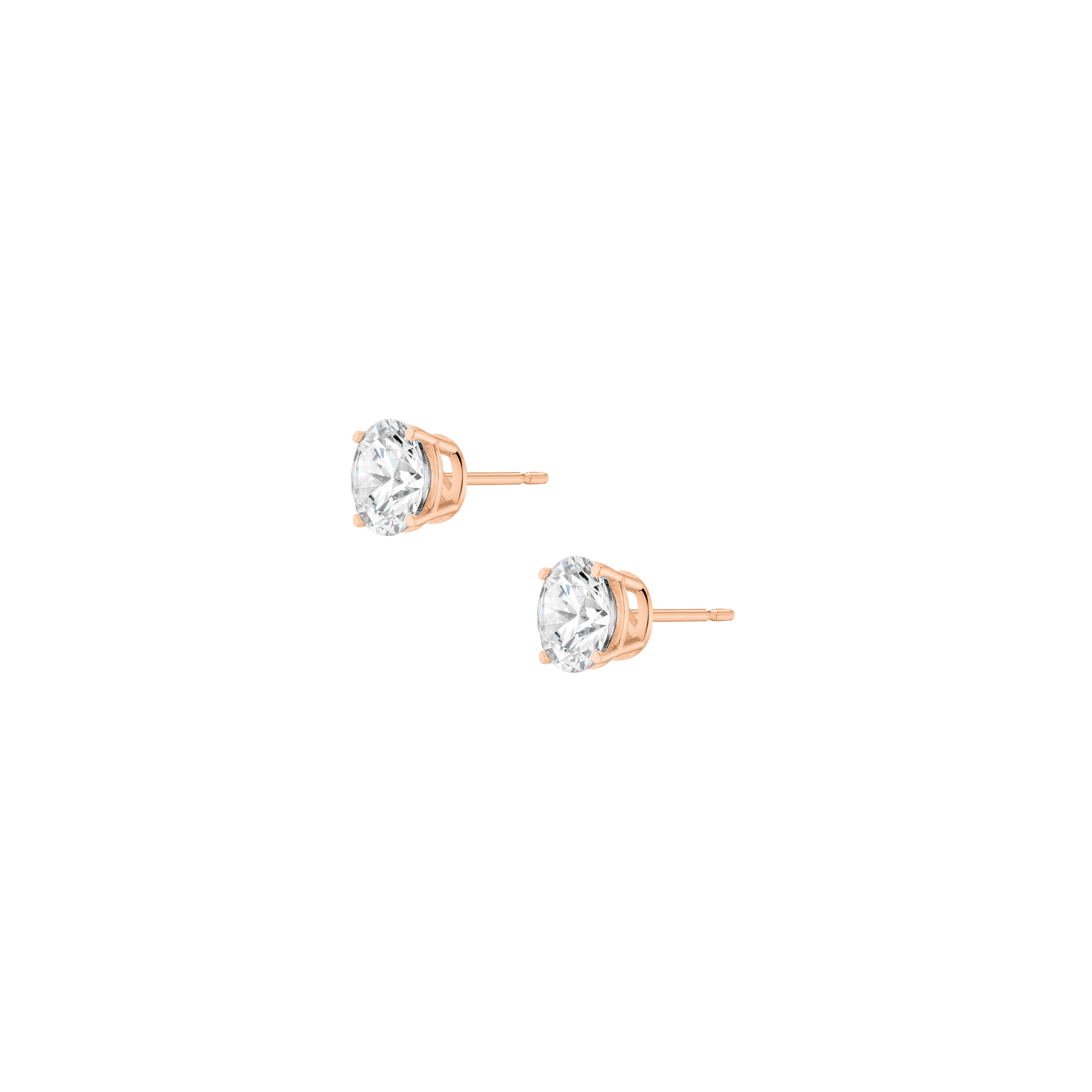 Luxury Round Lab Grown Diamond Studs
